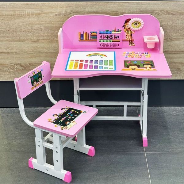 Набор стол и стул для детей Pink D2410-1878 фото