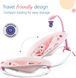 Șezlong-Balansoar cu telecomandă Pink D246-1737 foto 4