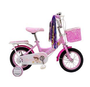 Bicicletă 12&Prime; cu roți ajutătoare Pink XNR-12roz foto