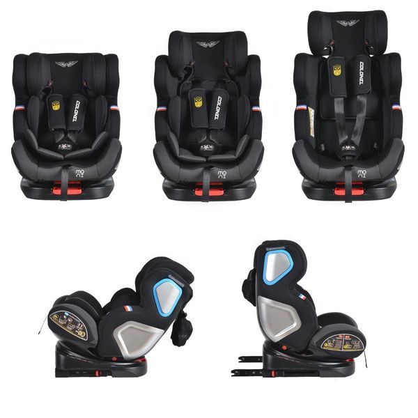 Автокресло 0-36 кг 360 Isofix Moni Colonel Dark Grey MT.105997 фото