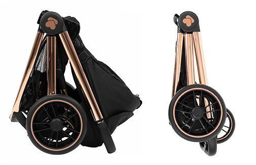Cărucior Kikka Boo 3 &icirc;n 1 Vicenza Premium Black 143197 foto