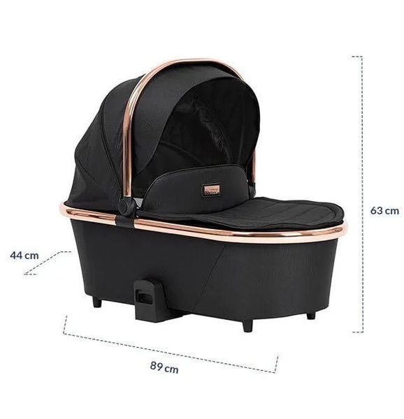 Cărucior Kikka Boo 3 &icirc;n 1 Vicenza Premium Black 143197 foto