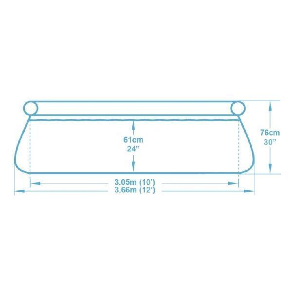 Бассейн Fast Set Bestway (366х76 см) 57274BW фото