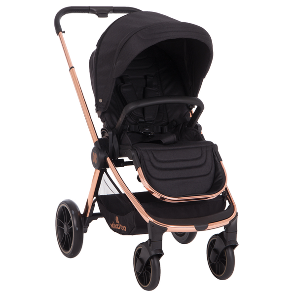 Cărucior Kikka Boo 3 &icirc;n 1 Vicenza Premium Black 143197 foto