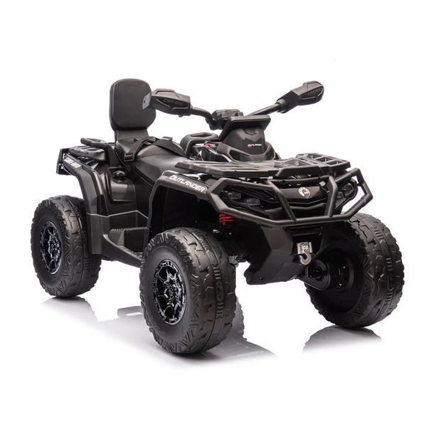 Электрический квадроцикл 4x4 Can-Am Outlander Black CA005/4 фото