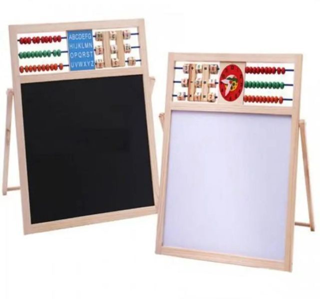 Tablă de desen din lemn cu accesorii 46690 foto