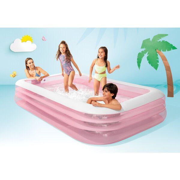Piscină gonflabilă Intex (305x183x56 cm) Roz 58487 foto