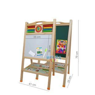 Tablă de desen din lemn 79 cm 42373 foto