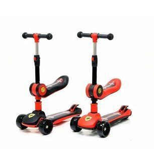 Trotinetă pentru copii Black/Red 59335 foto