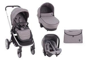 Cărucior Kikka Boo 3 &icirc;n 1 Vicenza Luxury Gray 143196 foto