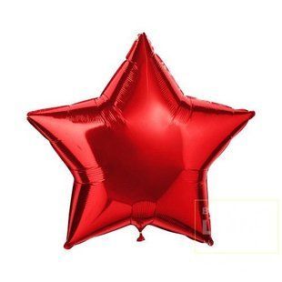 Воздушный шар в форме звезды Red 54877 фото