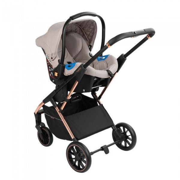 Коляска Kikka Boo 3 в 1 Angele Chrome Beige 143204 фото