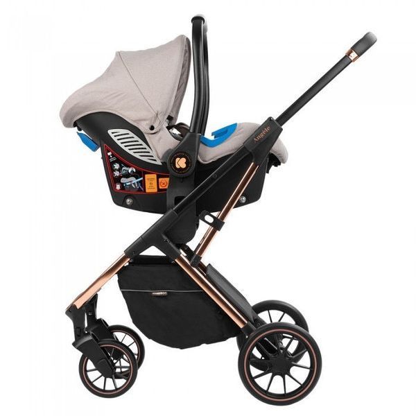 Коляска Kikka Boo 3 в 1 Angele Chrome Beige 143204 фото