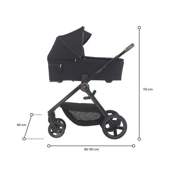 Cărucior 2/1 Espiro Only 2025 Black RZ-00006847 foto