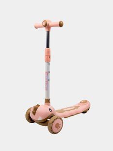 Trotinetă pliabilă Dino Pink 58238 foto