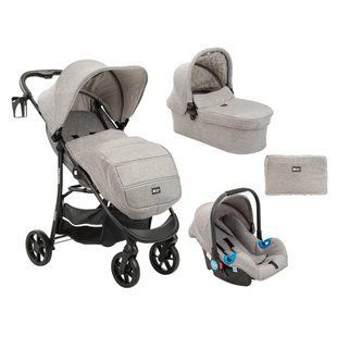 Cărucior Kikka Boo 3 &icirc;n 1 Selina Light Gray 143199 foto