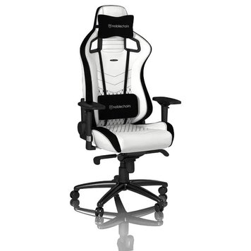 Scaun Gaming Noble Epic Black/White 123623 foto