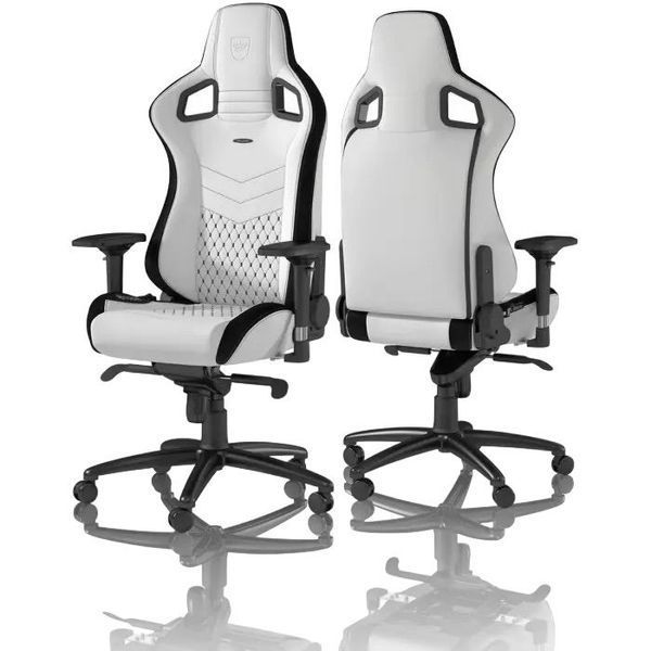 Scaun Gaming Noble Epic Black/White 123623 foto