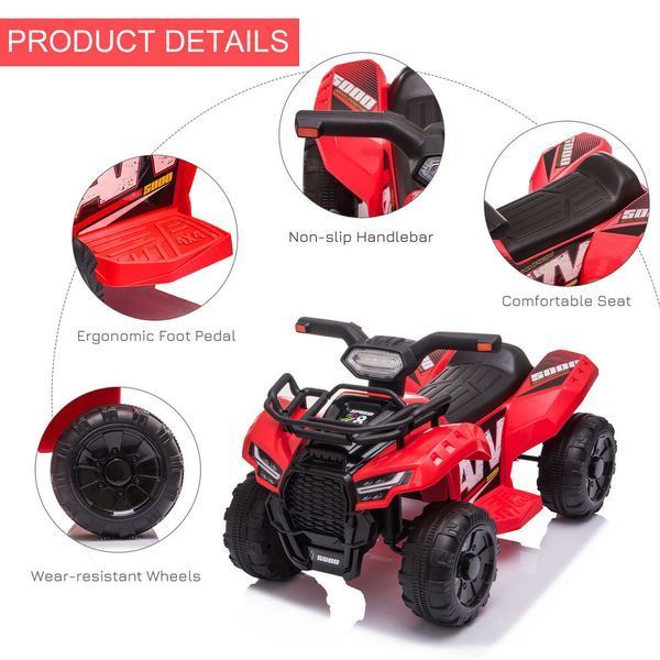 Квадроцикл с аккумулятором Red JS320/1 фото
