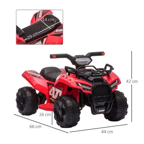 Квадроцикл с аккумулятором Red JS320/1 фото