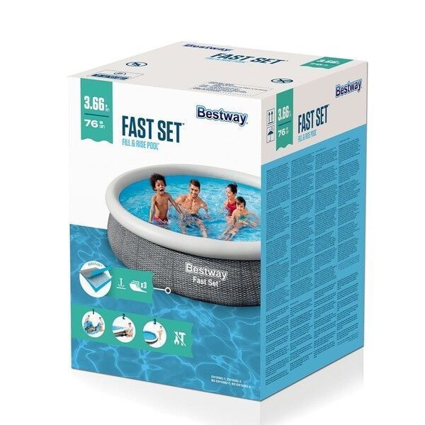 Бассейн Fast Set Bestway (366х76 см) 57443BW фото