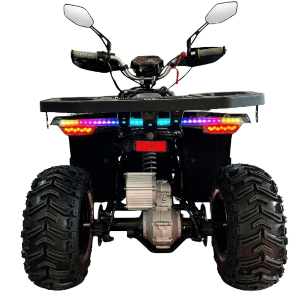 Квадроцикл электрический E-HAWK 6, 1500Вт Black/Green 6854251 фото