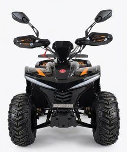 Квадроцикл электрический E-HAWK 6, 1500Вт Black/Orange 6854251/1 фото