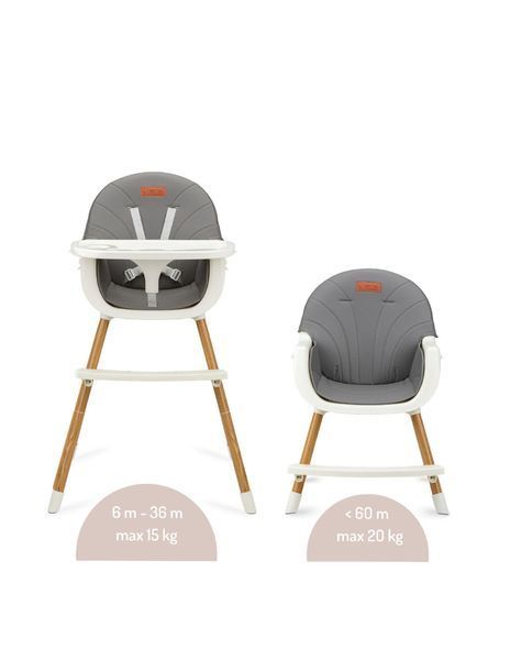 Стульчик 3 в 1 MoMi Flovi &ndash; Dark Gray KRKA00020 фото