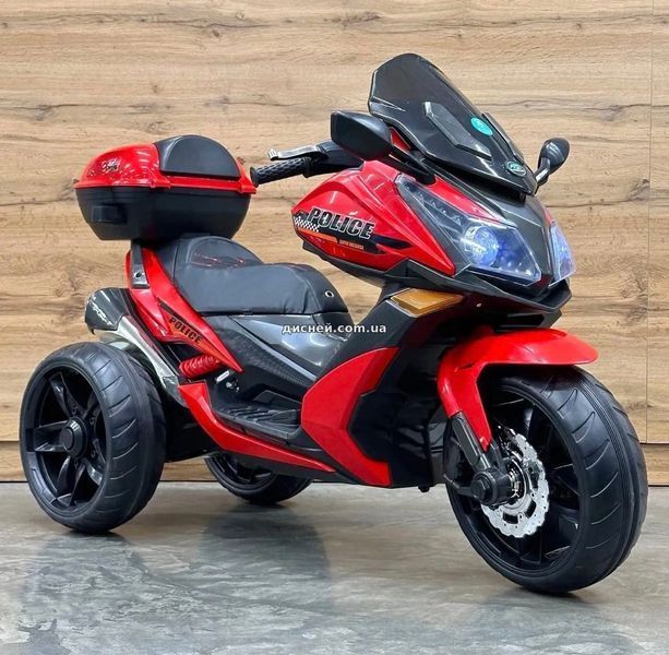 Motocicletă electrică Police cu stație walkie-talkie Roșie 82341 foto