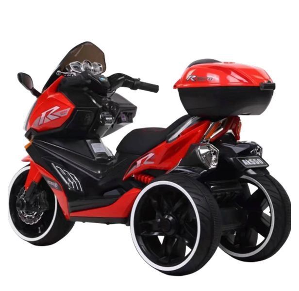 Motocicletă electrică Police cu stație walkie-talkie Roșie 82341 foto