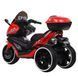 Motocicletă electrică Police cu stație walkie-talkie Roșie 82341 foto 4