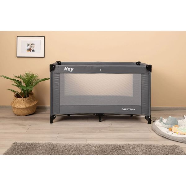 Кроватка складная Caretero Key Graphite CT.112151 фото