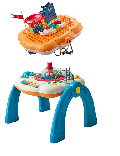 Măsuță interactivă-muzicală 2 &icirc;n 1 Blue MKO462368 foto