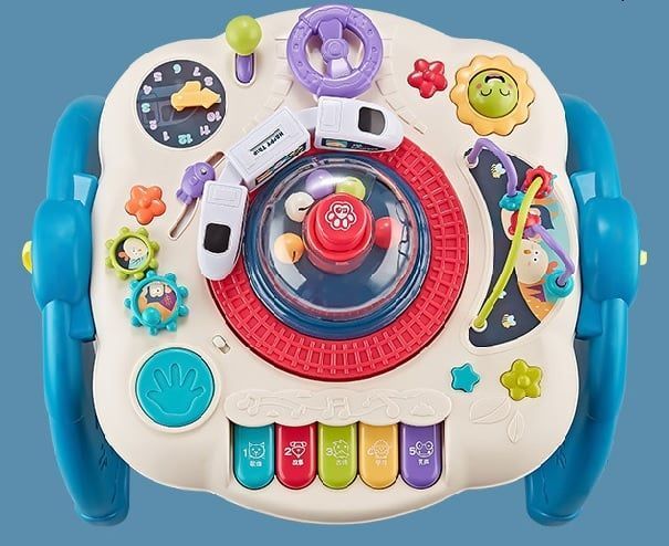 Măsuță interactivă-muzicală 2 &icirc;n 1 Blue MKO462368 foto