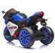 Motocicletă electrică cu parbriz iluminat LED Blue 67839 foto 3