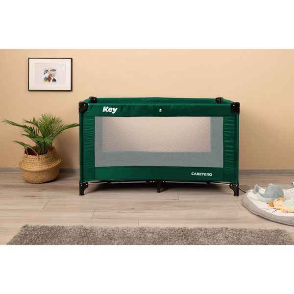 Кроватка складная Caretero Key Dark Green CT.112150 фото
