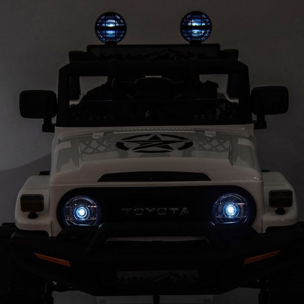Mașină cu acumulator Toyota FJ Cruiser White JJ2099/2 foto