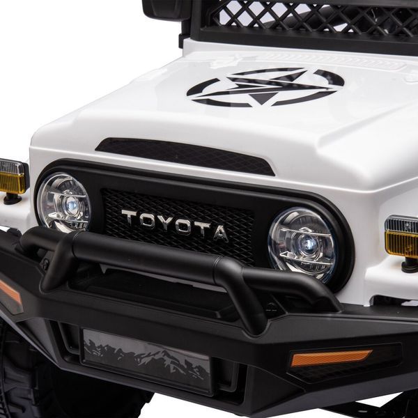 Mașină cu acumulator Toyota FJ Cruiser White JJ2099/2 foto