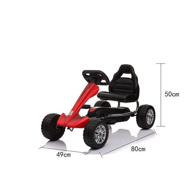 Kart cu pedale pentru copii Red 1801/1 foto