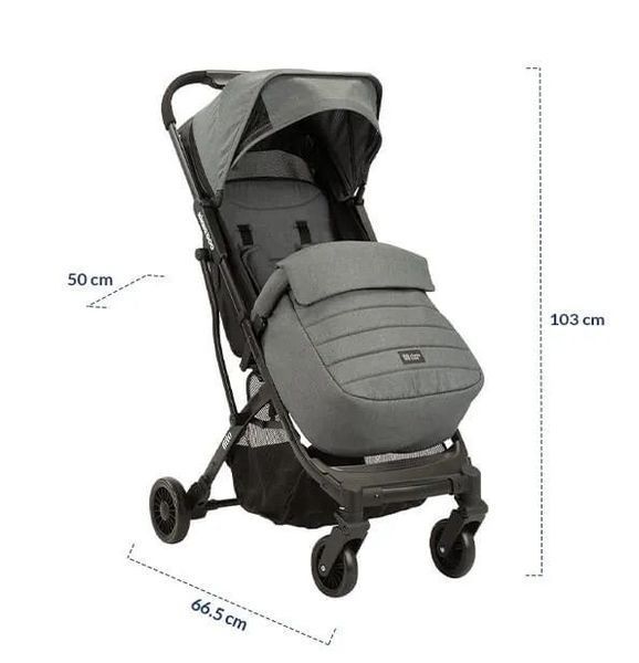 Коляска KikkaBoo Fitto Light Grey KB.107222 фото