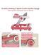 Premergător 2 &icirc;n 1 cu volan muzical Pink D2410-1907 foto 5