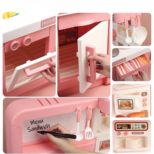 Bucătărie multifuncțională 101 cm Pink MKO309728 foto