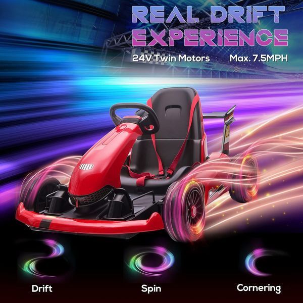 Drift Kart RF107 cu acumulator Red MX619/2 foto