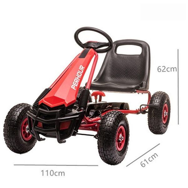 Kart cu pedale Perhour Red G205/1 foto