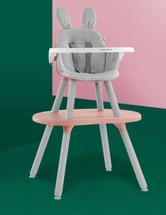 Scaun pentru hrană 2 &icirc;n 1 Happy Dino Pink 59447 foto