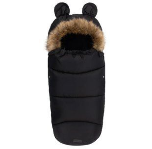 Husă cărucior MoMi Cozy Black 8254 foto
