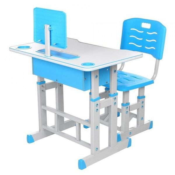 Bancă cu scaun White/Blue 53518 foto