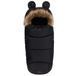 Husă cărucior MoMi Cozy Black 8254 foto 1