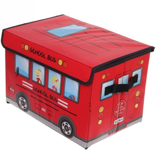 Coș de jucării &bdquo;School Bus&rdquo; Red ID999MARKET_6745264 foto