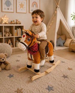 Balansoar Căluț Cowboy D2510-2084 foto